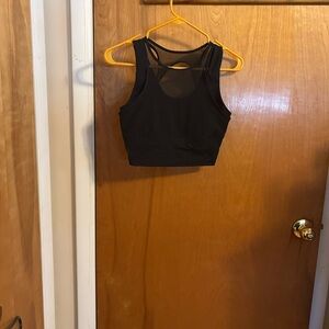 Lululemon Black Mesh Back Sports Bra No Tag